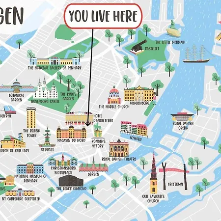 Perfect For Friends & Families 2 Bedroom In Cph *