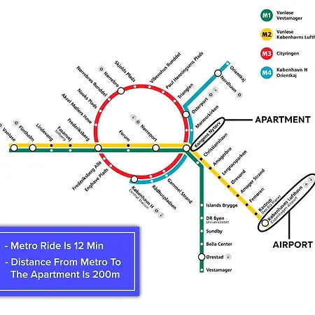 Daire Perfect For Friends & Families 2 Bedroom In Cph *