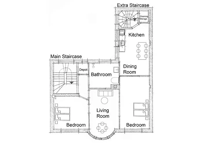 Apartment Perfect For Friends & Families 2 Bedroom In Cph *