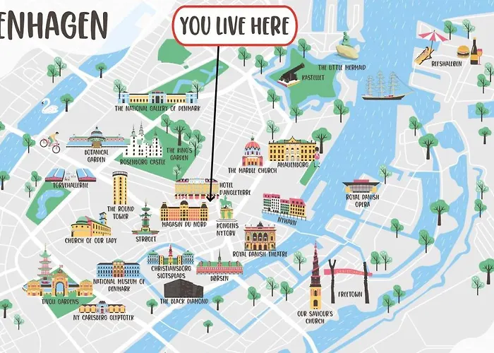 Perfect For Friends & Families 2 Bedroom In Cph *